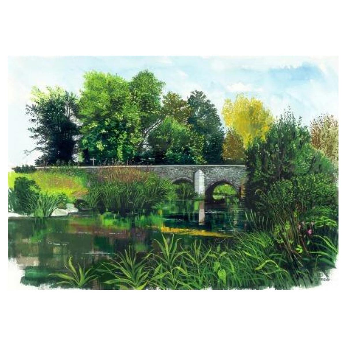 Bridge Over The Culm 1000 Piece Puzzle