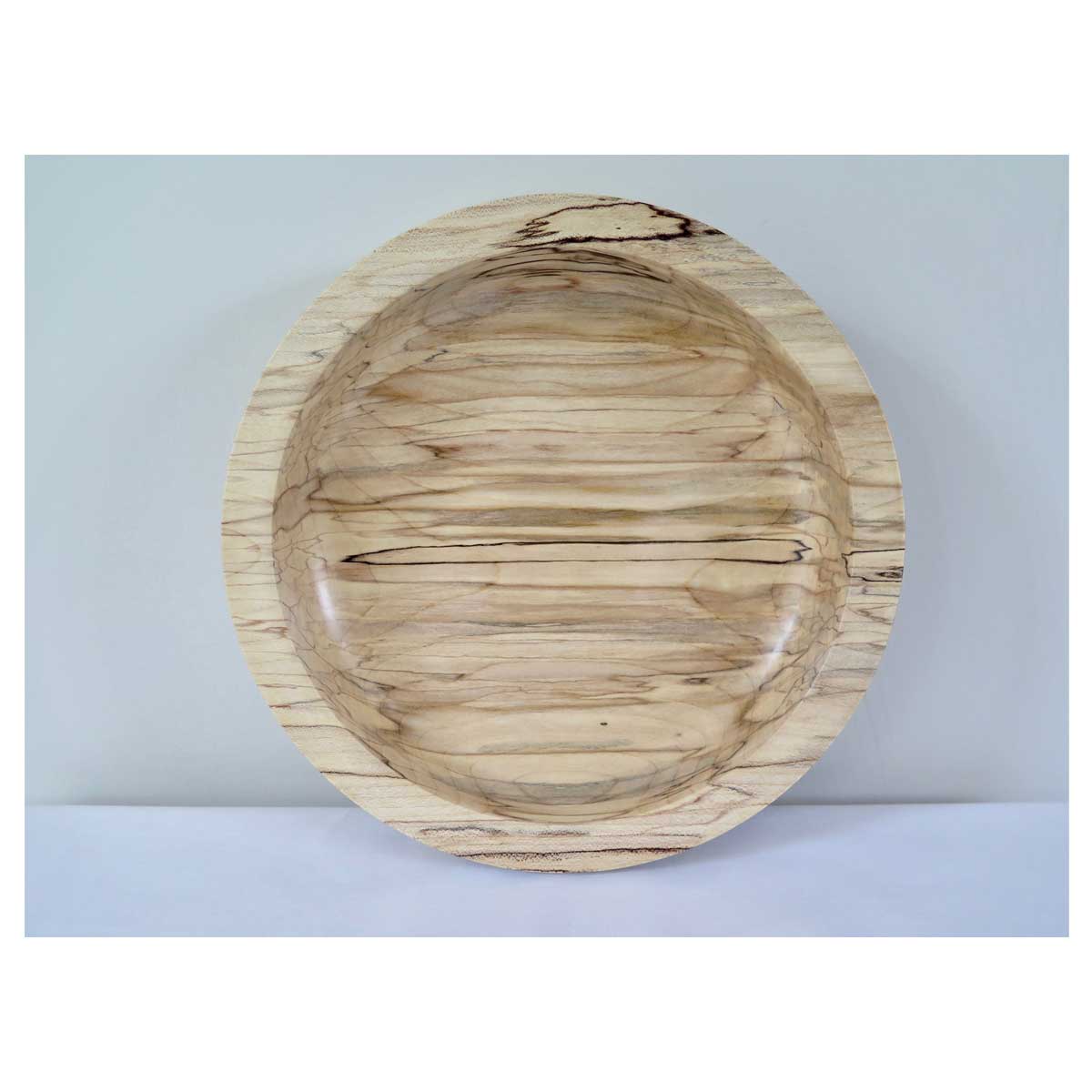 Lightwood Wide Rim Spalted Bowl