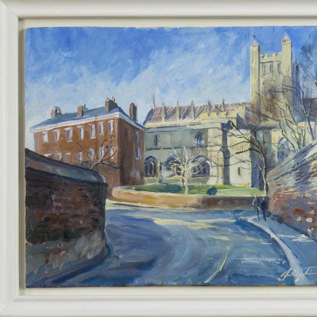 Exeter Cathedral From Palace Gate