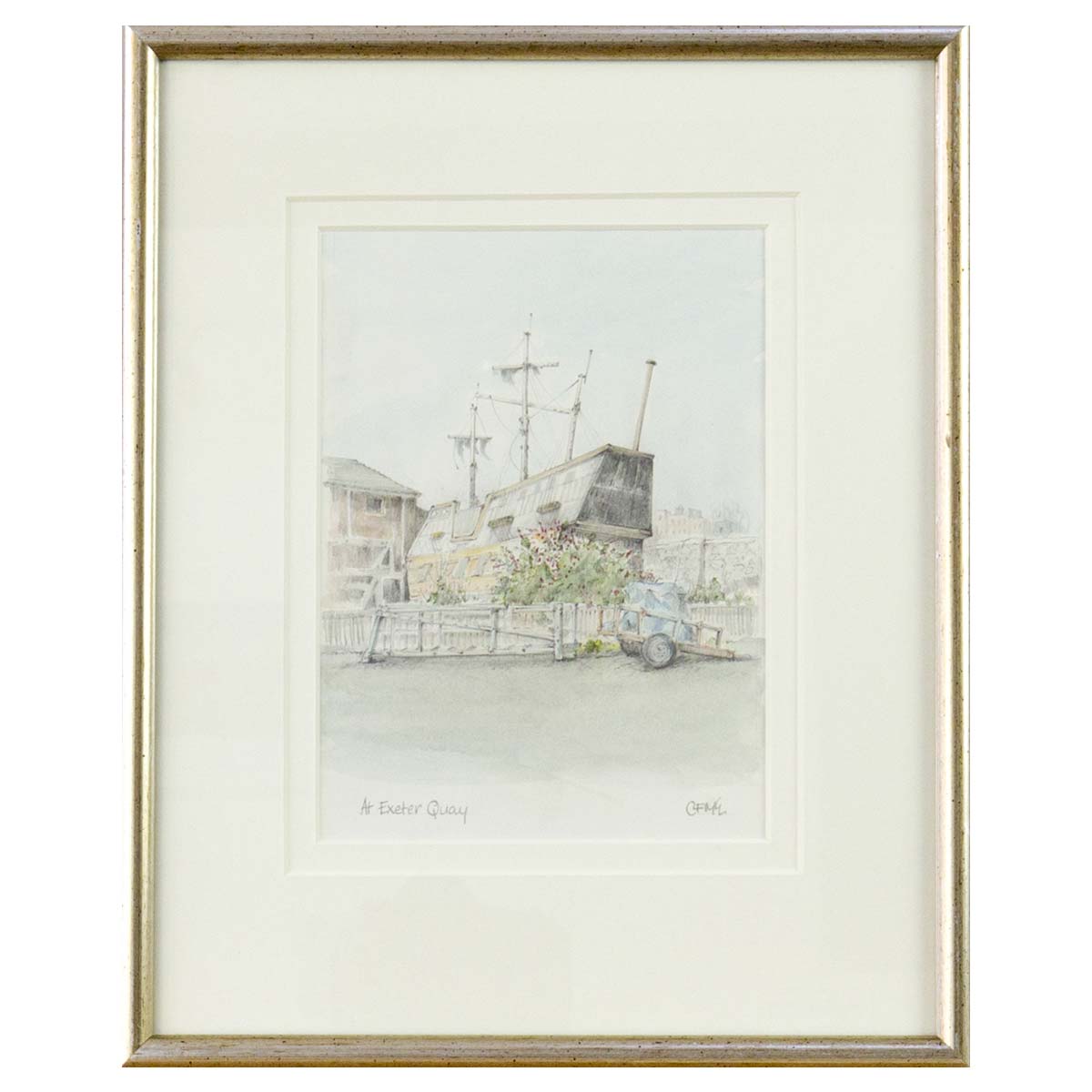 Ship At Exeter Quay