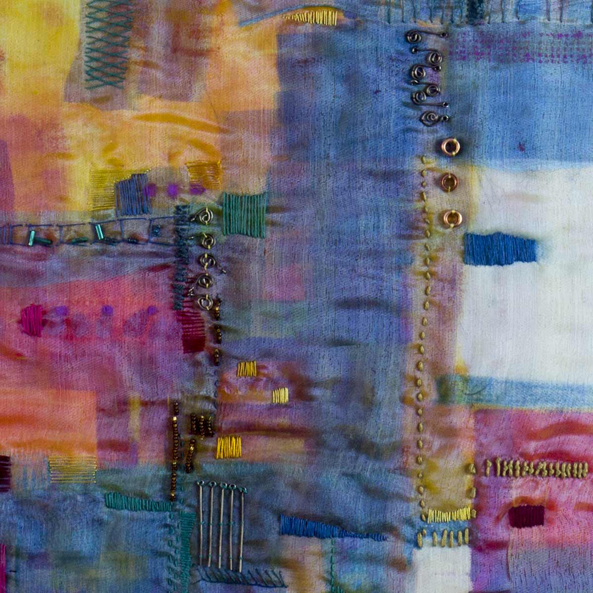 Textile Art, Abstract By Doreen Present