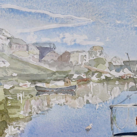 Reflections at Mevagissey Harbour