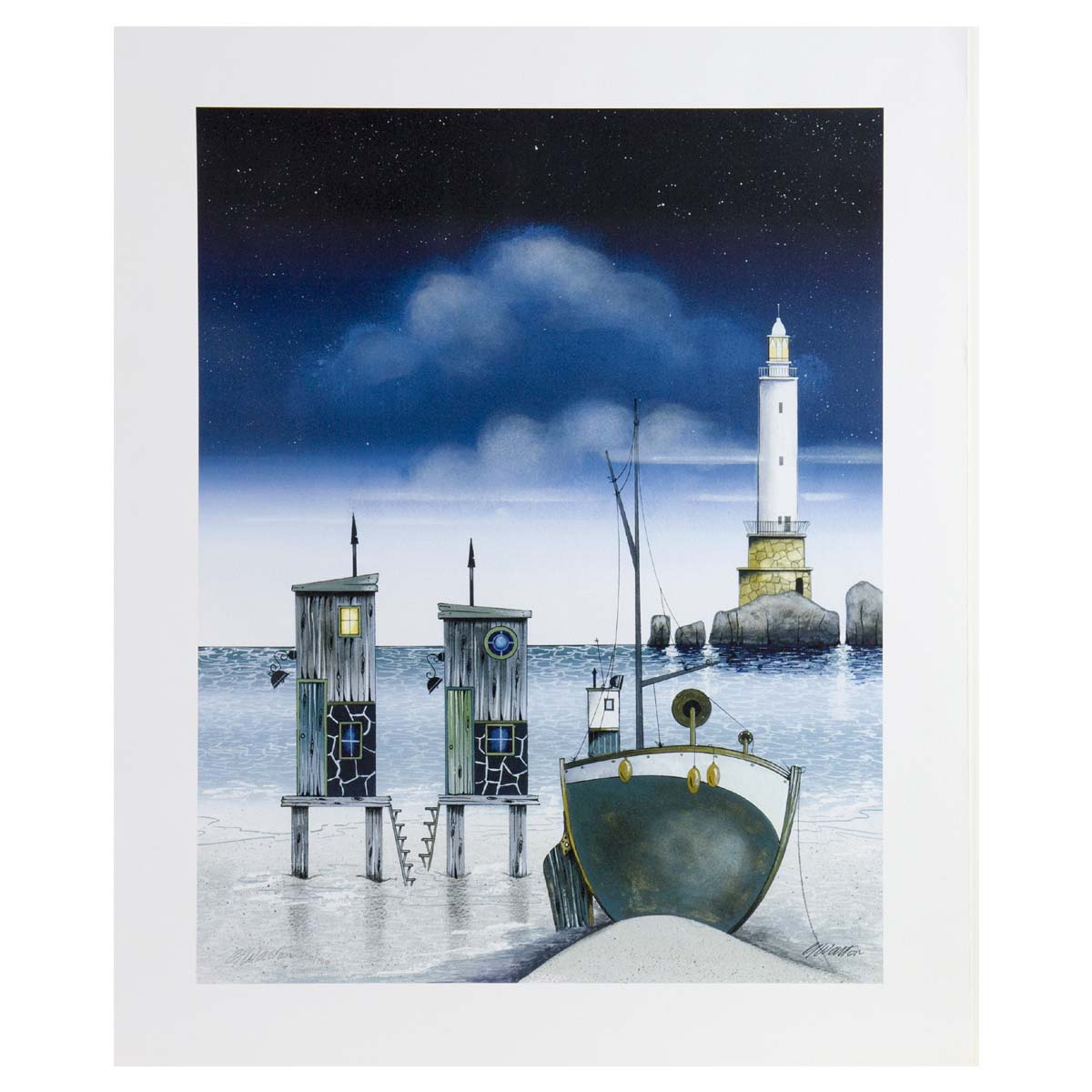 Moonlight Mooring By Gary Walton – Southgategallery