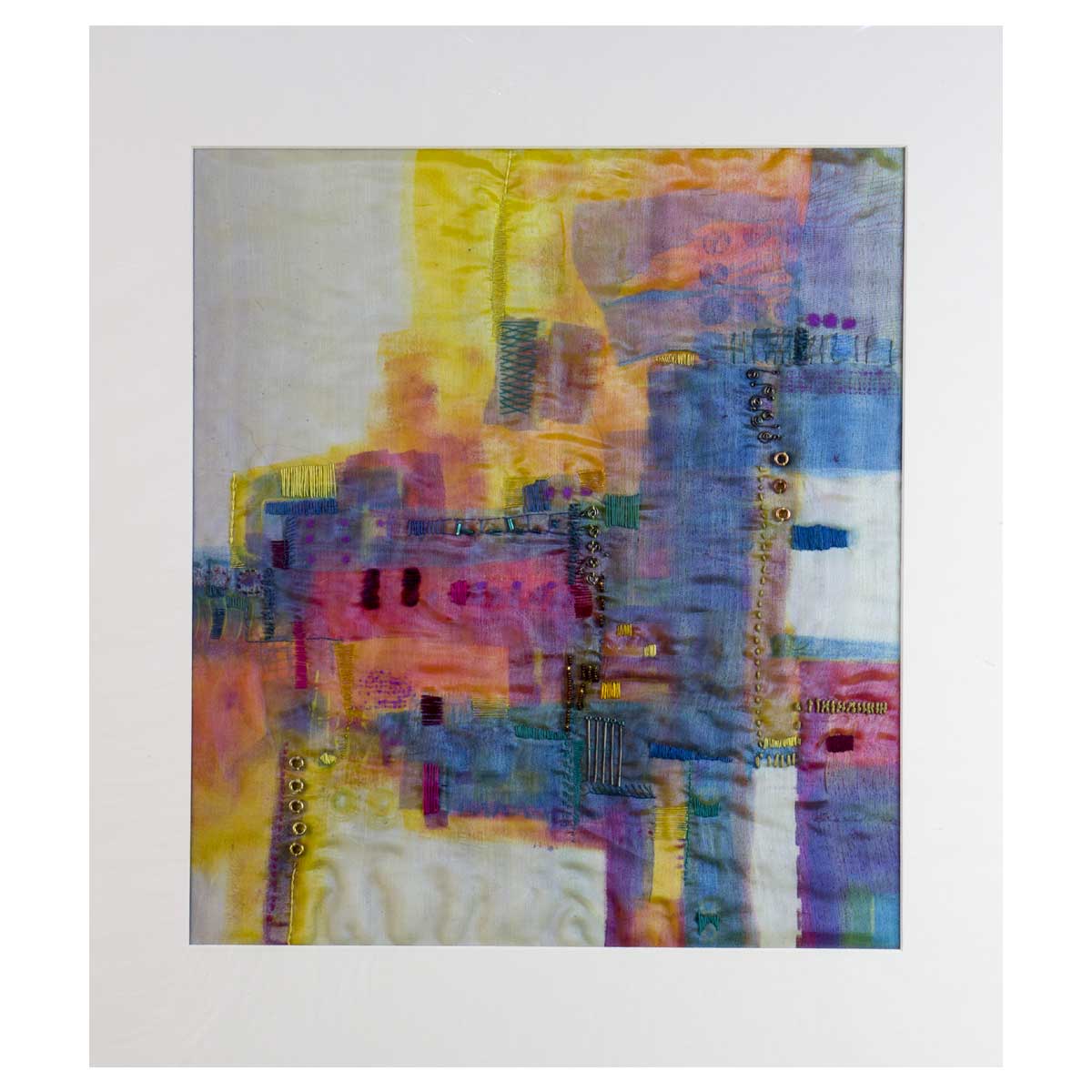 Textile Art, Abstract By Doreen Present